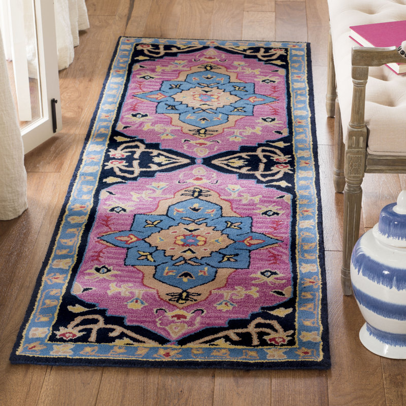 Blokzijl Hand Tufted Wool Oriental Rug, Runner 2'3" x 7'