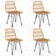 Ensemble de salle à manger rectangulaire pour 4 personnes Andreane-88445664