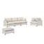 Module de canapé simple surdimensionné de 37 po pour canapé modulaire modulaire, fauteuil à assise large en chenille avec coussins, canapé-lit moderne et confortable rembourré pour salon, appartement, chambre à coucher, 2 couleurs-1297842047