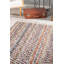Tapis décoratif à motif de chevrons brun rétro-937796190