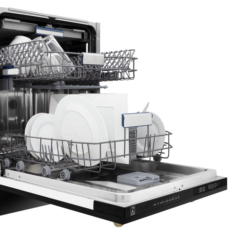 ZLINE 18" 15 dBA Top Control Dishwasher, Champagne Bronze