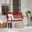 Banc de jardin en acier Roselynne-1883338641