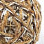Rattan Ball Hanging Ornament  Set of 12  5"Dia.  Brown