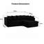 Jumbo Cord Upholstered Corner Sofa Small Back Cushion with Foot Stool -124794856-115617609