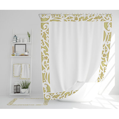 Neilyn Polyester Shower Curtain Set
