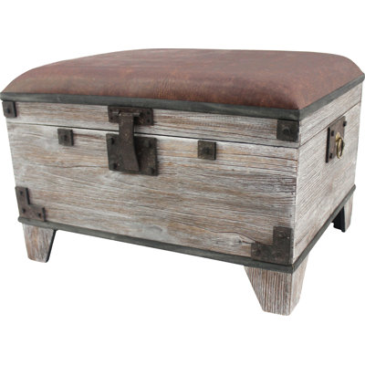 Centennial Faux Leather Ottoman