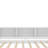 Twin Size Daybed with Trundle and Storage, Wood Frame with Drawers and Shelves, No Spring Box Needed, White-609061492-609061493