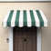 Auvent fixe en tissu acrylique San Francisco Awntech