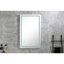 Miroir de salle de bain à DEL 40 po x 28 po - Brouillard, à intensité variable, 3 couleurs, à mémoire de forme, idéal pour l'entretien de beauté, le toilettage et le maquillage