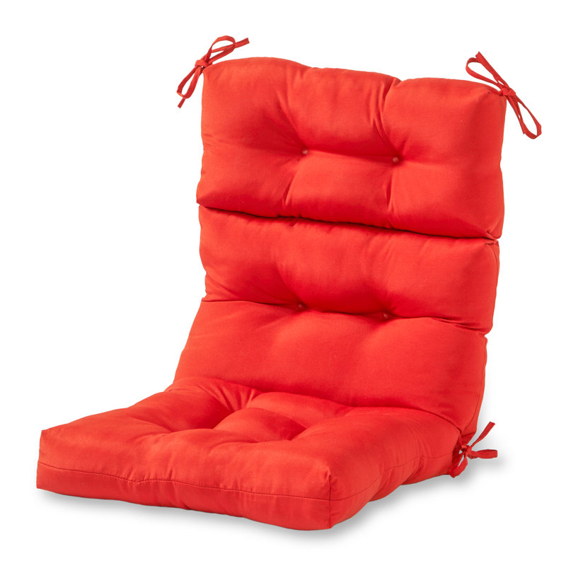 Lester Outdoor High Back Chair Cushion, Salsa, 1