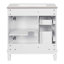 30" Bathroom Vanity with Ceramic Sink, Bathroom Cabinet with 2 Drawers-1919016861