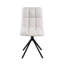 Set of 2 Chenille Upholstered Dining Chairs-1379684064-1379684078