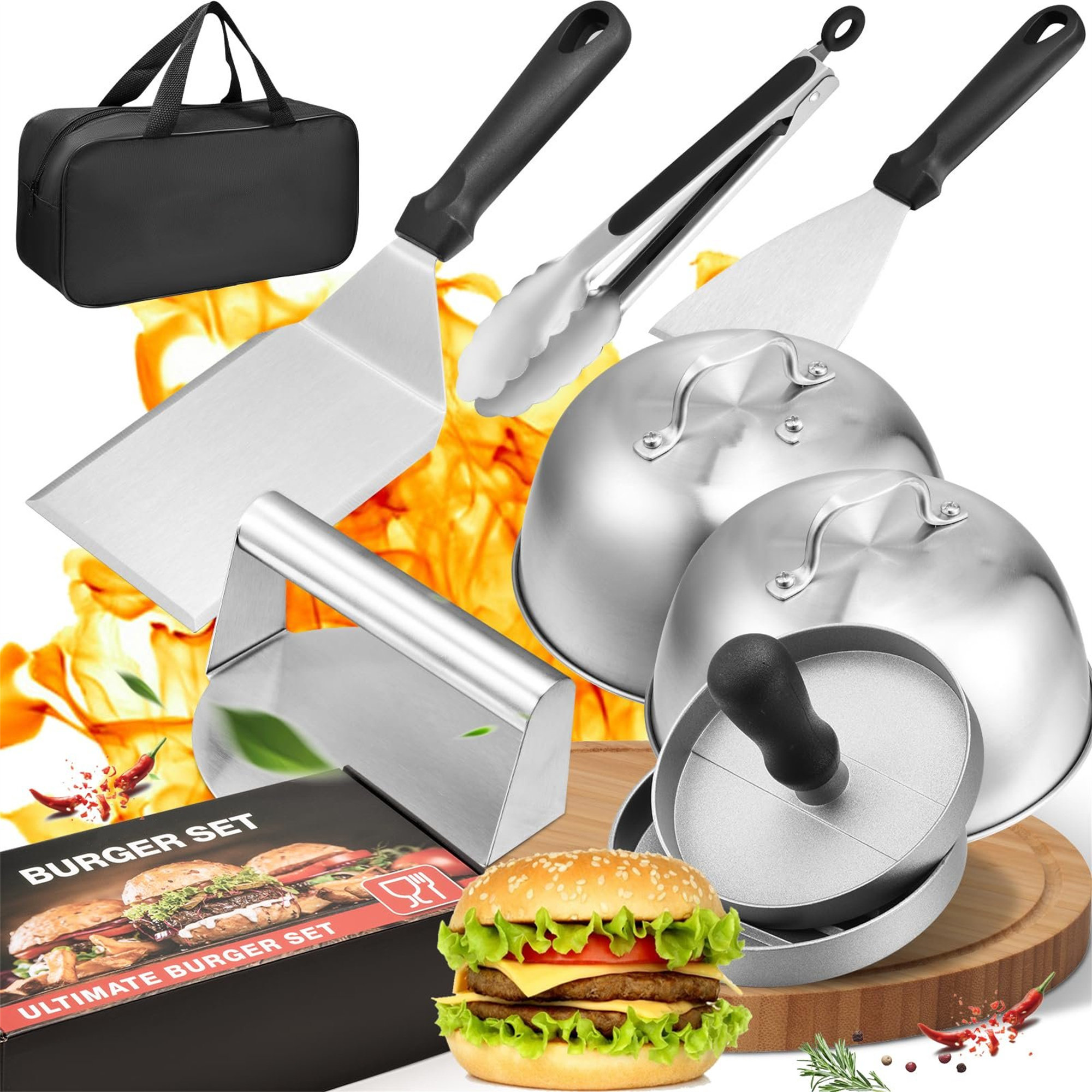 Luch Stainless Steel Grilling Tool Set | Wayfair.co.uk