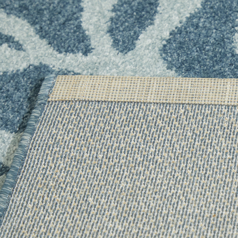 Tapis bleu Boca, Rectangle 8 pi 9 po x 12 pi