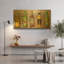 «Beer Bottle On Brick 5» par Jean Plout, art mural en métal doré, 48 po x 24 po-693685280