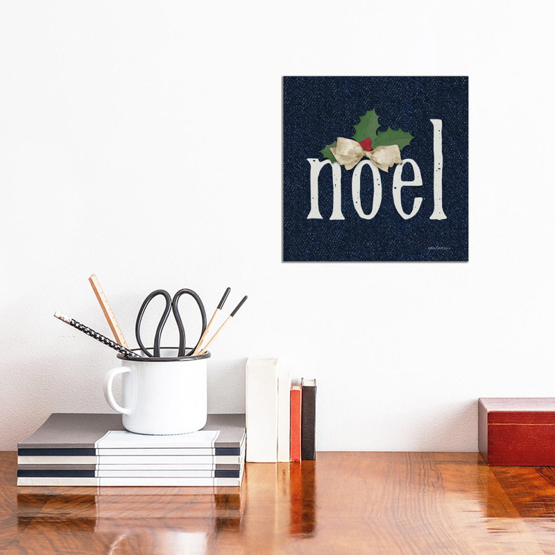 Noel by Bluebird Barn - Wrapped Canvas Print, 30.48 cm H x 30.48 cm W