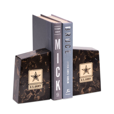 Modern & Contemporary Marble Non-Skid Bookends