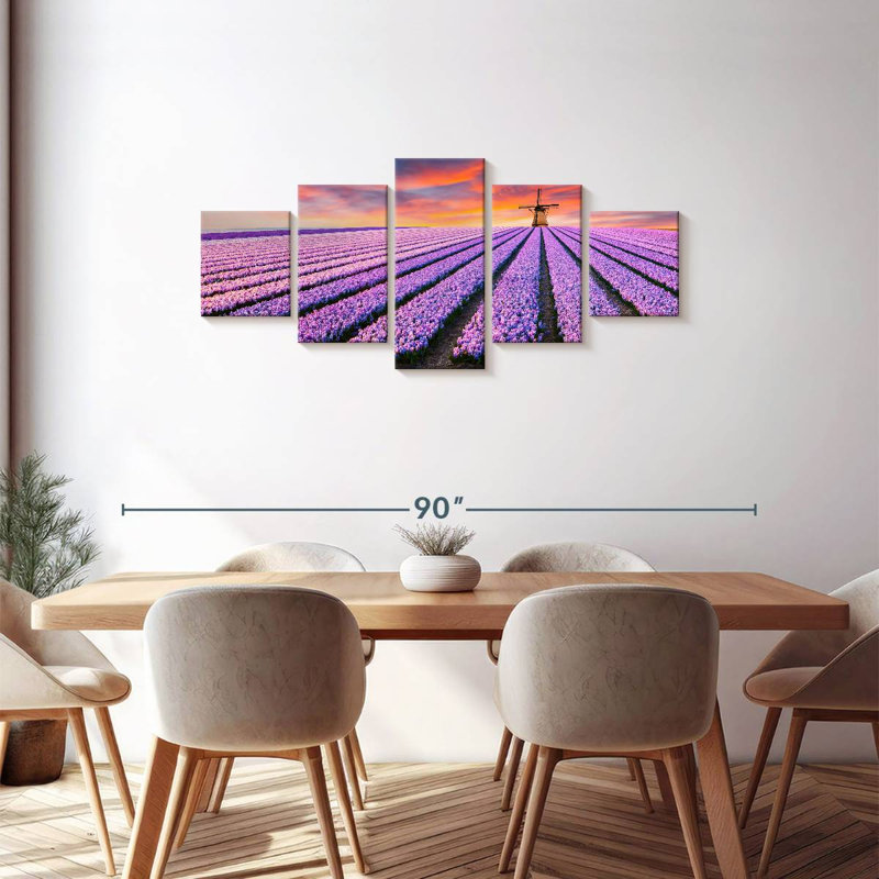 Lavender Rows Windmills