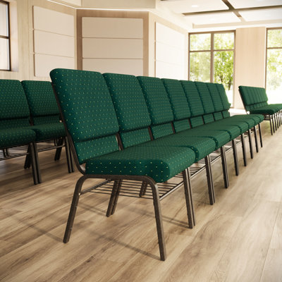 Chaise d'église en tissu 18,5 po Htwe