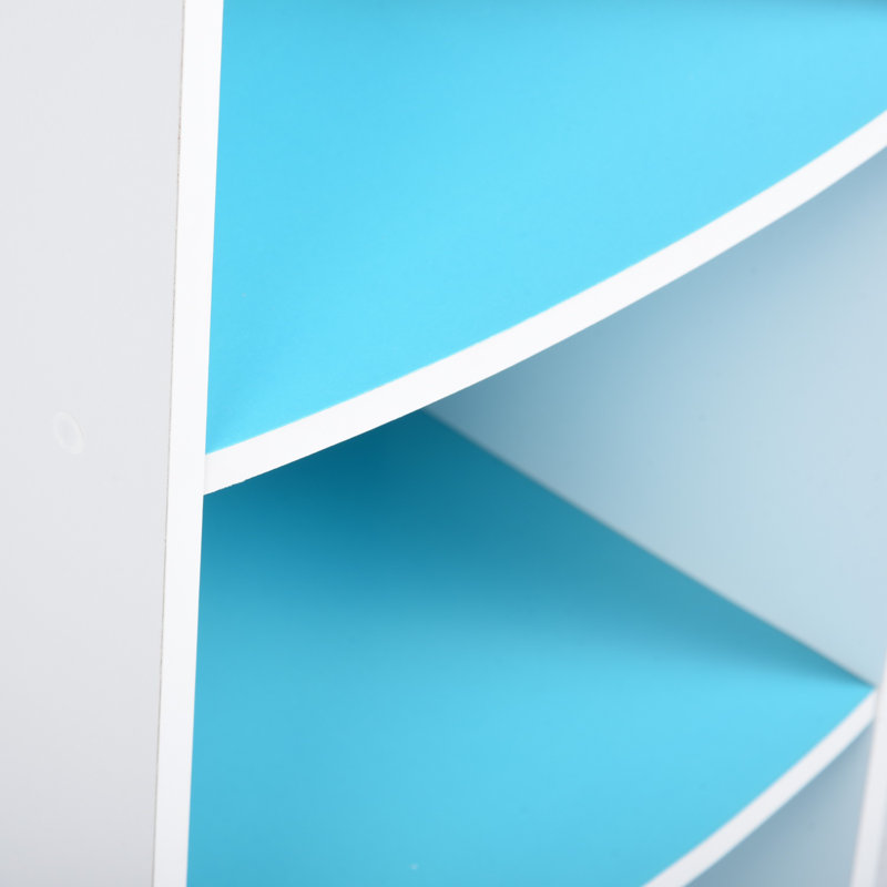 David Piece Writing Desk Office Set, Turquoise/White