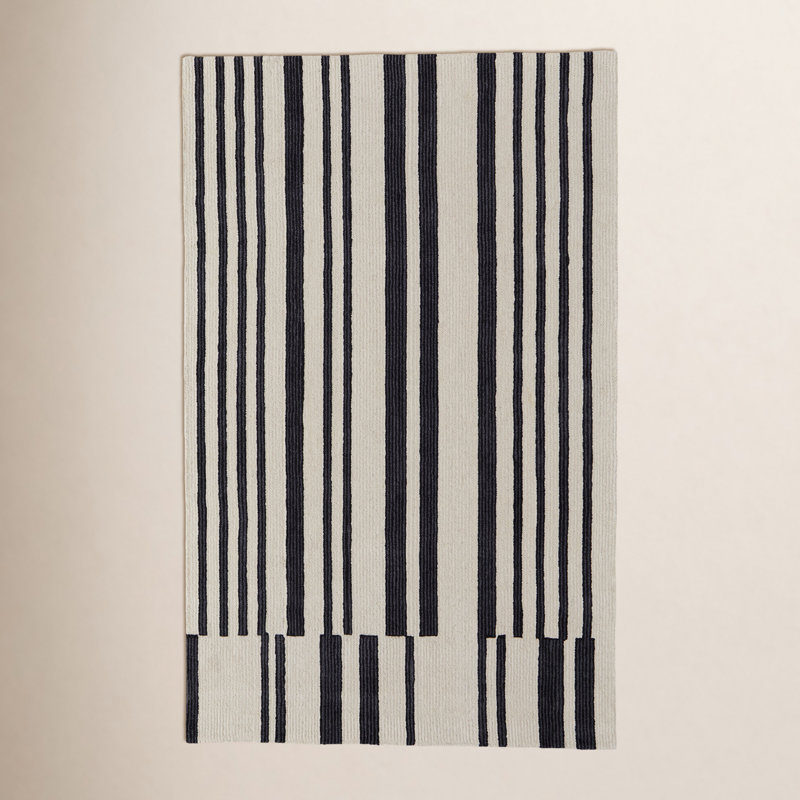 Ryo Performance Striped Indoor Rug, Rectangle 10' x 14'