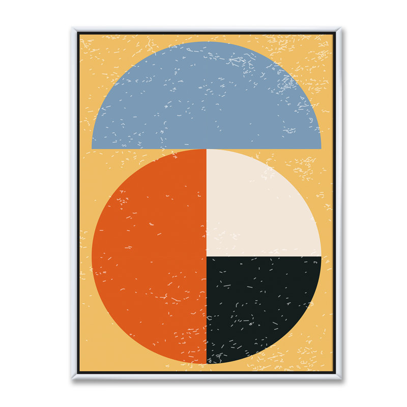 «Minimal Geometric Compostions of Elementary Forms XXV III», reproduction d'art murale moderne, H 20 po x l 12 po x p 1 po