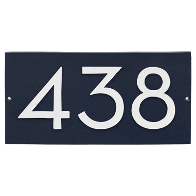 Floating 1-Line Wall Address Plaque