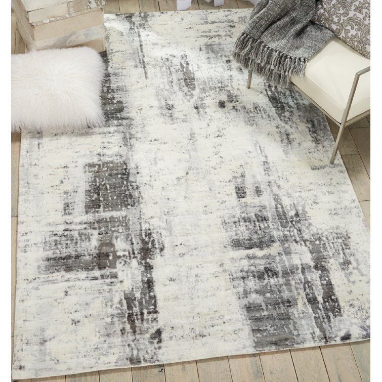 Sabara Rayon Abstract Indoor Rug