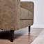 Jodi Faux Leather Sofa - Upholstered Modern Retro Fabric Stylish & Contemporary-147158012-199293383