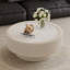 Table basse cannelée ronde avec rangement-129197430