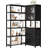 70.9H Bookcase 6 Tier, " Convertible Tall Bookshelf With 6 Fabric Drawers-114207743