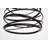 Axten 1 - Light Matte Black Geometric Pendant