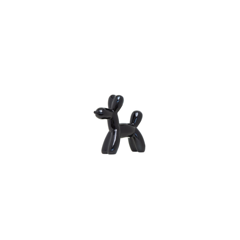 Tirelire Porum, H 7,5 po x l 2 po x P 7,5 po, Noir