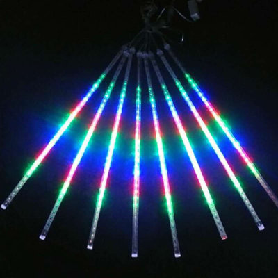 Meteor Shower Lights 20 inch 8 Tubes Outdoor Christmas Icicle Lights