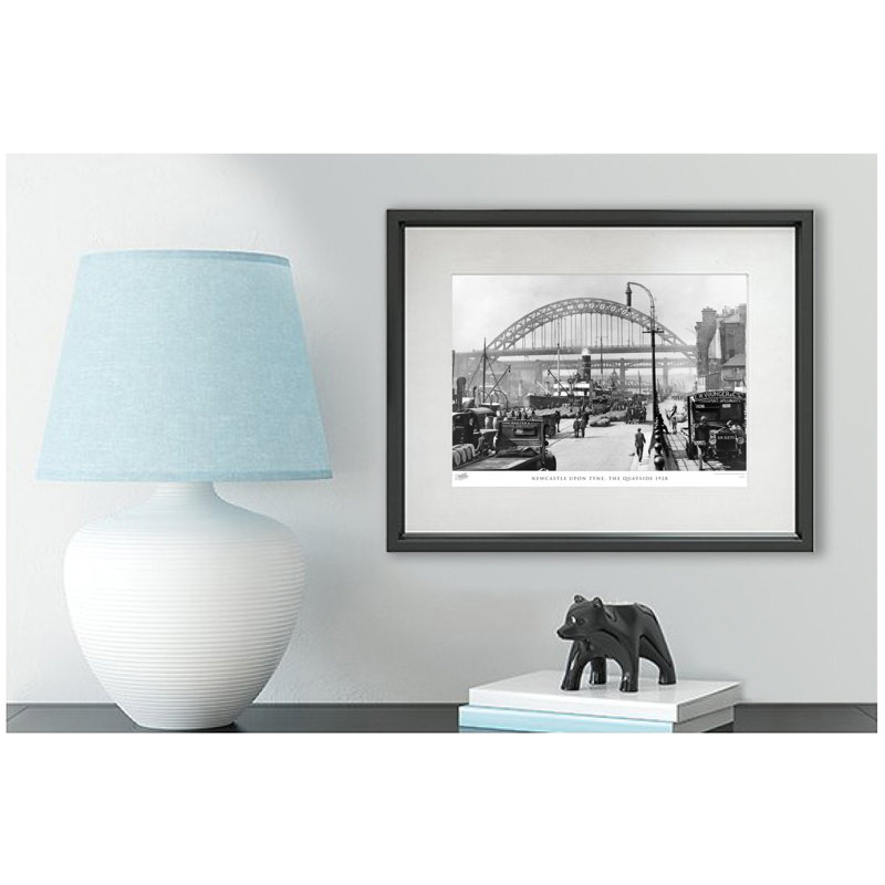 Newcastle Upon Tyne, The Quayside 1928 by Francis Frith - Single Picture Frame Print, 60cm H x 80cm W x 2.3cm D