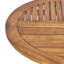 Table de salle à manger d'extérieur en bois 70 po avec une finition subtile et élégante pour l'extérieur