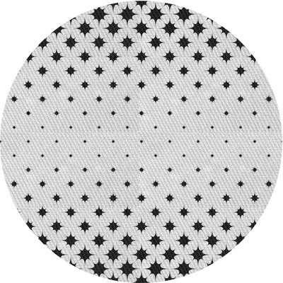 Tapis gris tissé à la machine