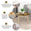 Ensemble de 2 tables gigognes Triangle Nesting