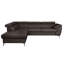Brookhurst Leather Corner Sofabed-648641784-648641786