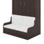 Grand lit escamotable avec coussin-341026597-458159748