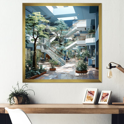 Dessin d'analyse d'un hôpital sur toile