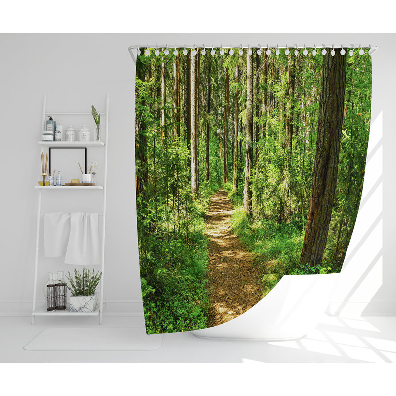Ella-Jayne 13 Piece Polyester Shower Curtain Set