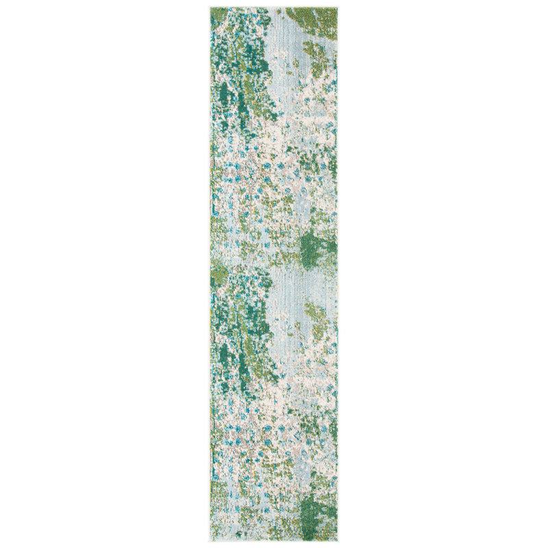 Panayiotis Performance Abstract Rug, Runner 2'2" x 12'