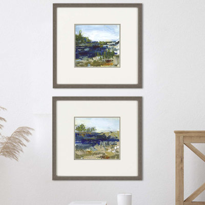 " Coastal Sand " 2 - Pieces Painting Print