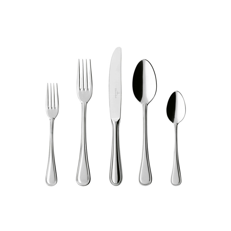 Merlemont 18/10 Stainless Steel 5 Piece Flatware Set, Service for 1