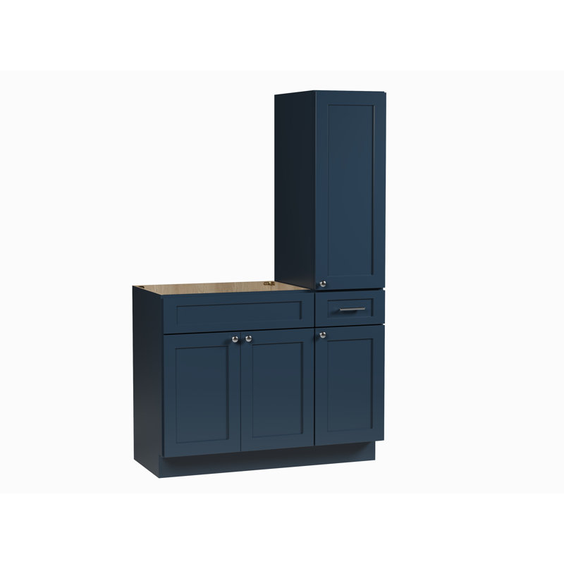 Meuble-lavabo simple 45 po Disar, Bleu