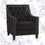 Fauteuil en velours de polyester 28 po Ilhom-1758737882