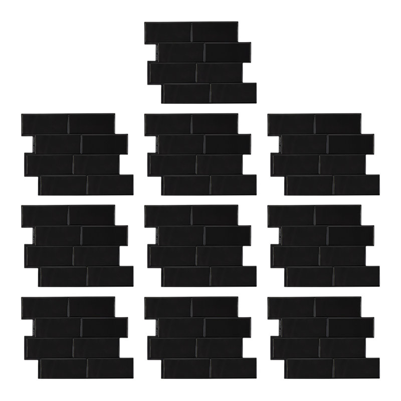 29.4cmx 21.4cm Wallpaper Tile, Black