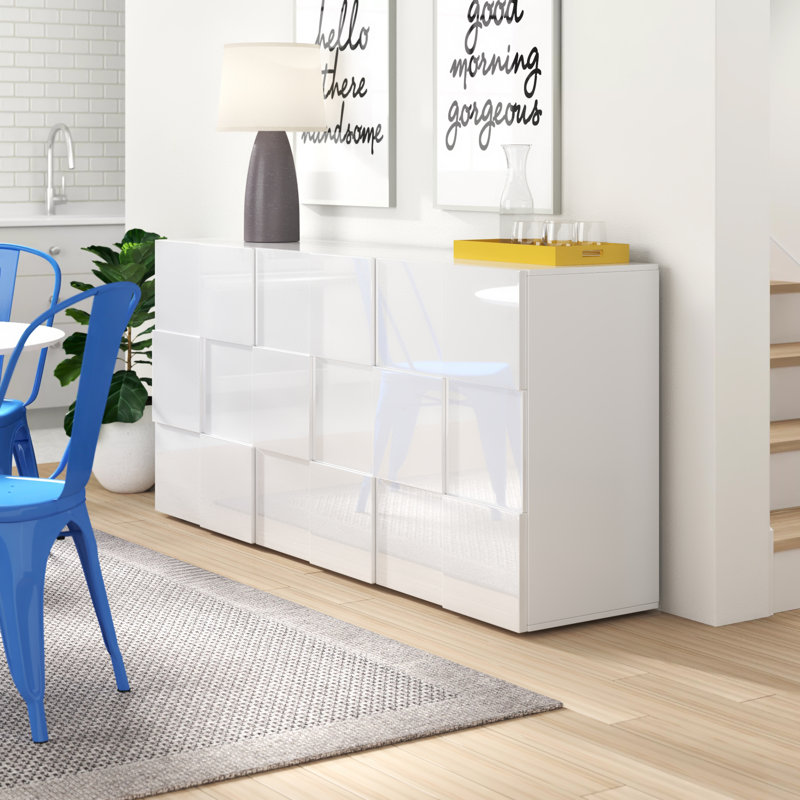 Bailee 459.74cm Sideboard, White