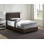 Lit simple en similicuir Anvers Cappuccino-758511506-758511594
